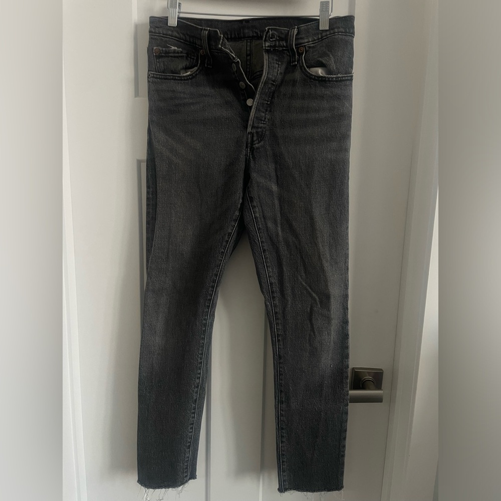 Levis button fly jeans